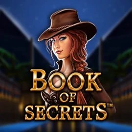 Book of Secrets slot visual from SYNOT Games available on bingovoyage.uk