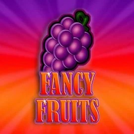 Fancy Fruits online game logo by Gamomat on bingovoyage.uk